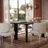 TOV Furniture Maureen Performance Upcycled Linen Dining Chair in Cream - 2 of 4