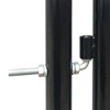 VidaXL Black Single Door Fence Gate 39.4 in.x68.9 in. - 3 of 4