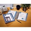 Avery Flexi-View Binder w/Round Rings 11 x 8 1/2 1 1/2" Cap Black 17637 - 3 of 4