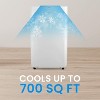 SereneLife 14,000 BTU Portable Air Conditioner with Dehumidifier & Fan - Built-in WiFi, 500 Sq Ft Coverage, Remote & Window Kit - SLPAC14.5 - 2 of 4