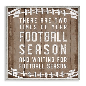 Stupell Industries Time of Year Football Season Framed Giclee Art - 1 of 4