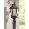Minka Lavery Rustic Outdoor Post Light Fixture Oil Rubbed Bronze LED 20 1/4" Clear Water Glass for Exterior Barn Deck House Porch - 2 of 3