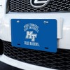 Middle Tennessee State Blue Raiders Novelty Metal Vanity Tag License Plate - 2 of 4