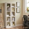 JAHRSTIM Halston Narrow Bookcase, Adjustable Storage Open Display Shelving Unit for Home and Office Space, 15.75”L x 13.78”W x 72.8”H, Cream - 4 of 4