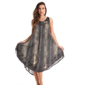 Riviera Sun Sleeveless Umbrella Dresses for Women 21971-FUS-M - 1 of 3