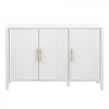 ORRD 3-Door Storage Cabinet with Metal Handles - 3 of 4