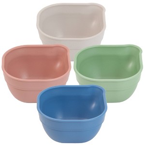 Re-Play Baby Bowl Dippy Cup - Denim - 4ct - 1 of 3