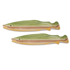 Beachcombers Set of 2 Ombre Fish Dish - 1 of 2