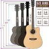 Pyle 41” Inch 6-String Electric Acoustic Guitar - PEAG99.9 - 2 of 4