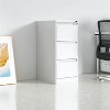 KTMBDW 3/4 Drawer File Cabinet with Lock, Vertical File Cabinets for Home, Printer Stand, Metal Office Storage Cabinet for Letter/Legal/A4 - 4 of 4