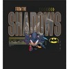 DC x Sonic the Hedgehog From The Shadows Shadow X Batman Yellow Outline Adult Long Sleeve T-Shirt - 2 of 2