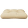 vidaXL Pallet Cushion Beige 23.6"x23.6"x4.7" Fabric - 4 of 4