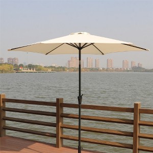 Vynxaria 9ft Patio Umbrella with Carry Bag - UV-Resistant & Waterproof for Outdoor Shade - 1 of 4