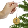 Cal Poly Primary Logo Mini Small Tiny Wood Christmas Tree Holiday Ornament - 2 of 4