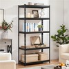 Yaheetech 5-tier Utility Storage Shelves Garage Metal Shelving Unit ...