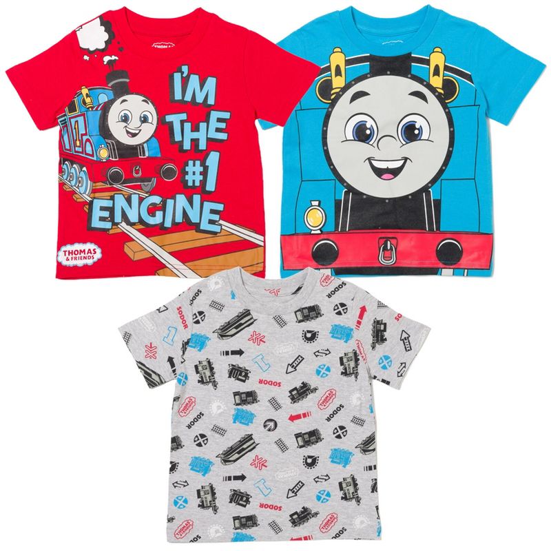 Thomas & Friends Thomas the Train 3 Pack T-Shirts Infant to Little Kid, 1 of 8