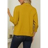 Women's 3/4 Sleeve Open Front Cropped Cardigan Sweater Elegant Shrugs for Women - 4 of 4