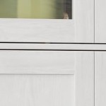antique white exterior + original wood interior