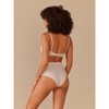 Women MeUndies UltraModal™ FeelFree Ruched Bralette | Fiery Coral - 3 of 4