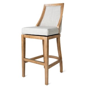 Maven Lane Vienna High Back Fabric Bar Height Bar Stool - 1 of 4