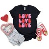 Simply Sage Market Women's Love Stacked Bold Short Sleeve Graphic Tee - 3 of 4
