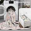 homfan Washable Runner Rug for Hallway Floral Print Kitchen Runner with Non-Slip Backing, Non-Shedding Low Pile Accent Rug - 2 of 4