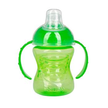 Nuby No Spill Super Spout Trainer Cup - Bright Green - 8oz