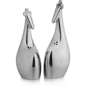 Nambe Savanna Salt & Pepper Shakers, Set of 2 for Home Décor, Made with Nambe Alloy, Designed by Neil Cohen - 1 of 4