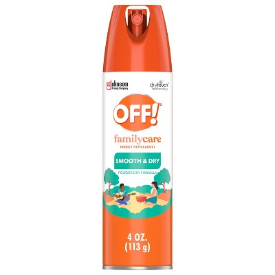 OFF! FamilyCare Mosquito Repellent Bug Spray - Smooth & Dry - 4oz