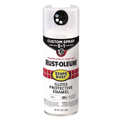 Rust-Oleum 12oz Stops Rust 5-in-1 Spray Paint Gloss White