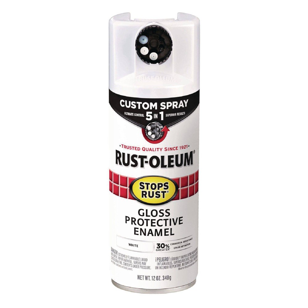 UPC 020066011802 product image for Rust-Oleum 12oz Stops Rust 5-in-1 Spray Paint Gloss White | upcitemdb.com