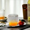 Slickblue Chroma Clear Vintage Beverage Glass Set, Hand-Blown, 9.5 oz & 13.1 oz (Set of 6) - 4 of 4