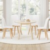 Tangkula Modern Dining Chairs Set of 4 Armless Kitchen Chairs 330 LBS Load Capacity - 3 of 4