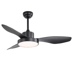 KTMBDW Quiet Ceiling Fan with LED Light DC motor 47 inch Large Air Volume Remote Control for Kitchen Bedroom Dining room Patio - 1 of 4