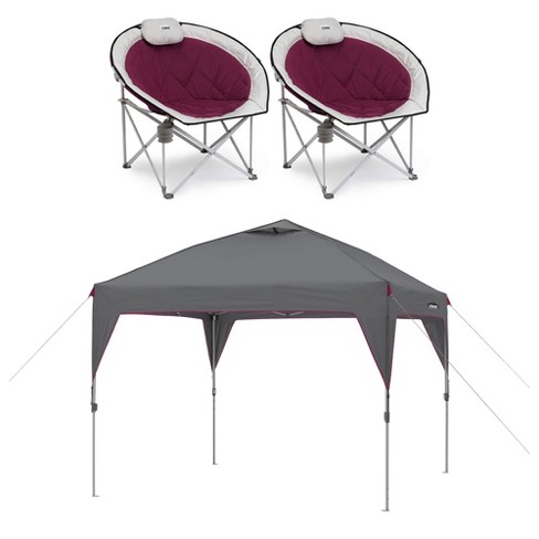 Oversized camping deals chair with canopy