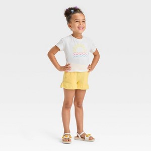 Toddler Girls' Shirt & Shorts Set - Cat & Jack™ - 1 of 4