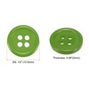 Unique Bargains Resin Craft Snap Round Flat 4-Hole Sewing Buttons 50 Pcs - 2 of 4