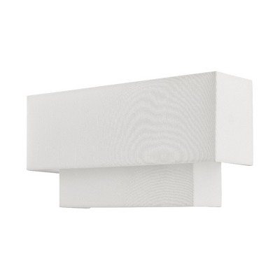 Swaney Brushed Nickel 2-Light Dimmable Outdoor Wall Sconce