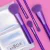 MODA Brush Keep It Classy Metallic Purple Face Flip Makeup Brush Sets- 6pc - 3 of 4
