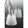 Progress Lighting Arden 2-Light Flush Mount, Brushed Nickel, Summer Linen Shade - 4 of 4