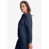 Jessica London Women's Plus Size Scalloped Denim Jacket - 4 of 4
