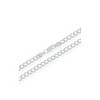 RMZ GOLD NYC 5mm Silver High Polish Finsh .925 Curb Cuban Link Chain Necklace - 2 of 4