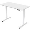 INFURNIC Desks Standing Desk Whole Piece Adjustable Height Workstation Sit Stand up Desk for Home Office, White, 47.24"*23.62"*28.74" - 2 of 4