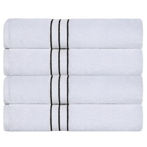 Premium Cotton Solid Plush Heavyweight Hotel Luxury Towel Set by Blue Nile Mills - 1 of 4