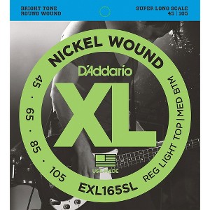 D'Addario EXL165SL Regular Light Top/Medium Bottom Nickel Wound Super Long Scale Bass Strings - 1 of 4