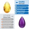 Unique Bargains Crystal Pendants Teardrop Beads for DIY Lamp Arts Crafts Decoration 6 Pcs - 3 of 4