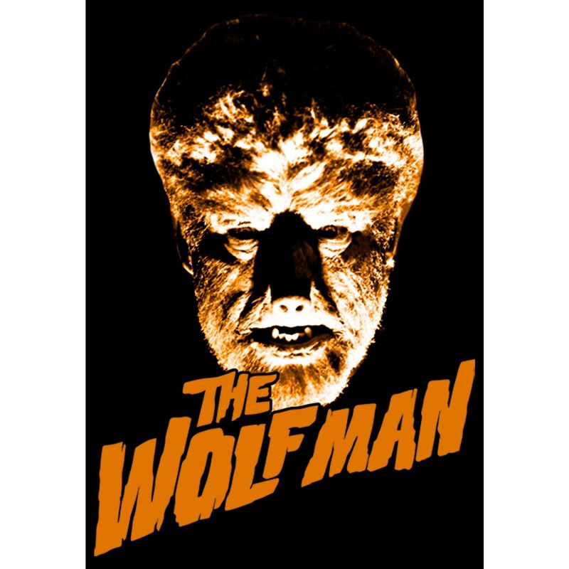 Men's Universal Monsters The Wolfman Logo T-Shirt, 2 of 6