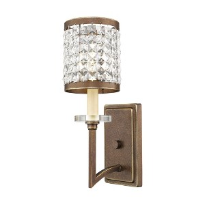 Livex Lighting Grammercy 1 - Light Wall Light in  Hand Painted Palacial Bronze - 1 of 4