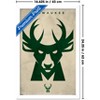Trends International NBA Milwaukee Bucks - Logo 25 Framed Wall Poster Prints - 3 of 4