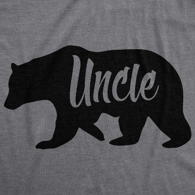 Мужские футболки Crazy Dog T-Shirts, Inc. Mens Uncle Bear T Shirt Funny Shirt for Men Gift for Amazing Brother Graphic - Crazy Dog Men's T Shirt Gift for Uncle Dark Grey L — фото 2